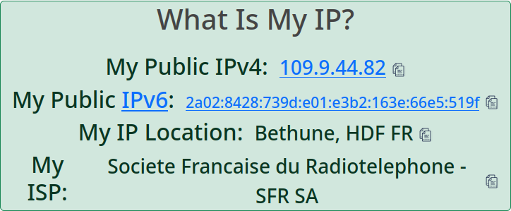 IP publique